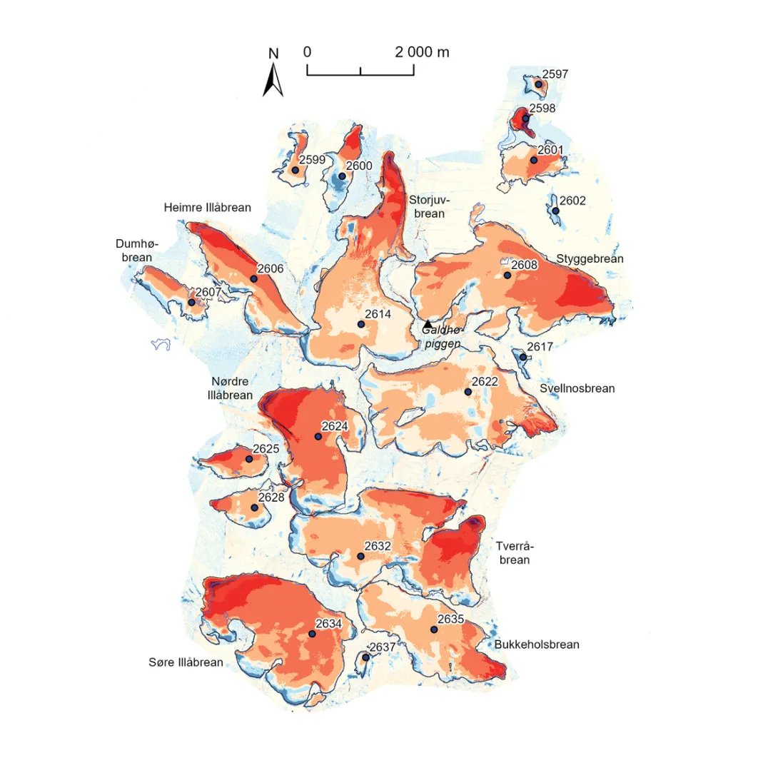 Breane kring Galdhøpiggen 2011 – 2020